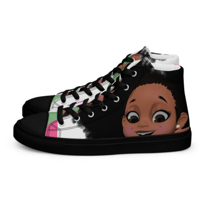 Women’s high top canvas shoes - Image 2