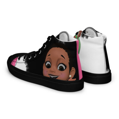 Women’s high top canvas shoes - Image 3